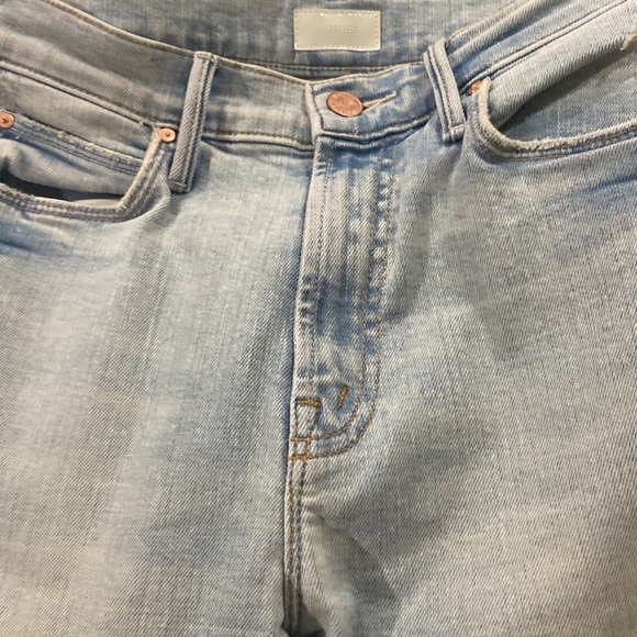 MOTHER THE STUNNER ZIP CROP ANKLE STEP FRAY IN ROLLING IN THE BUSHES - Picture 13 of 16